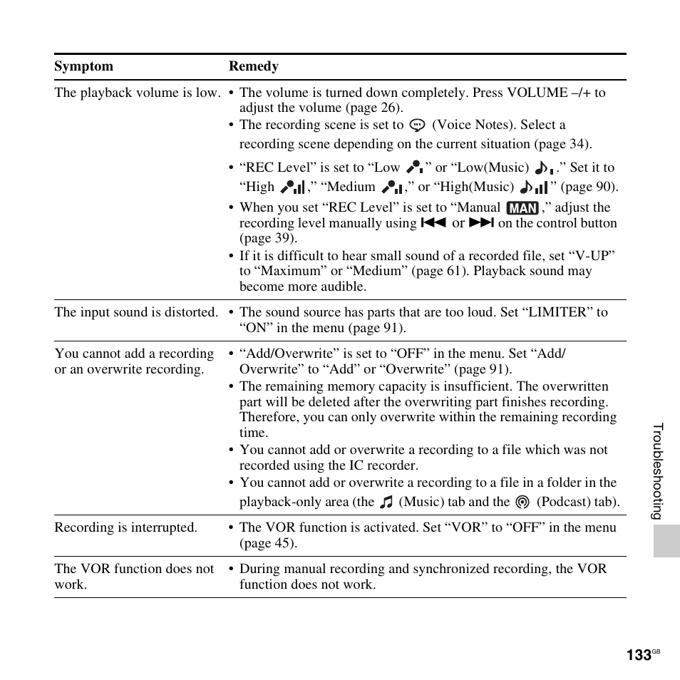 Sony ICD-SX712D User Manual | Page 133 / 155