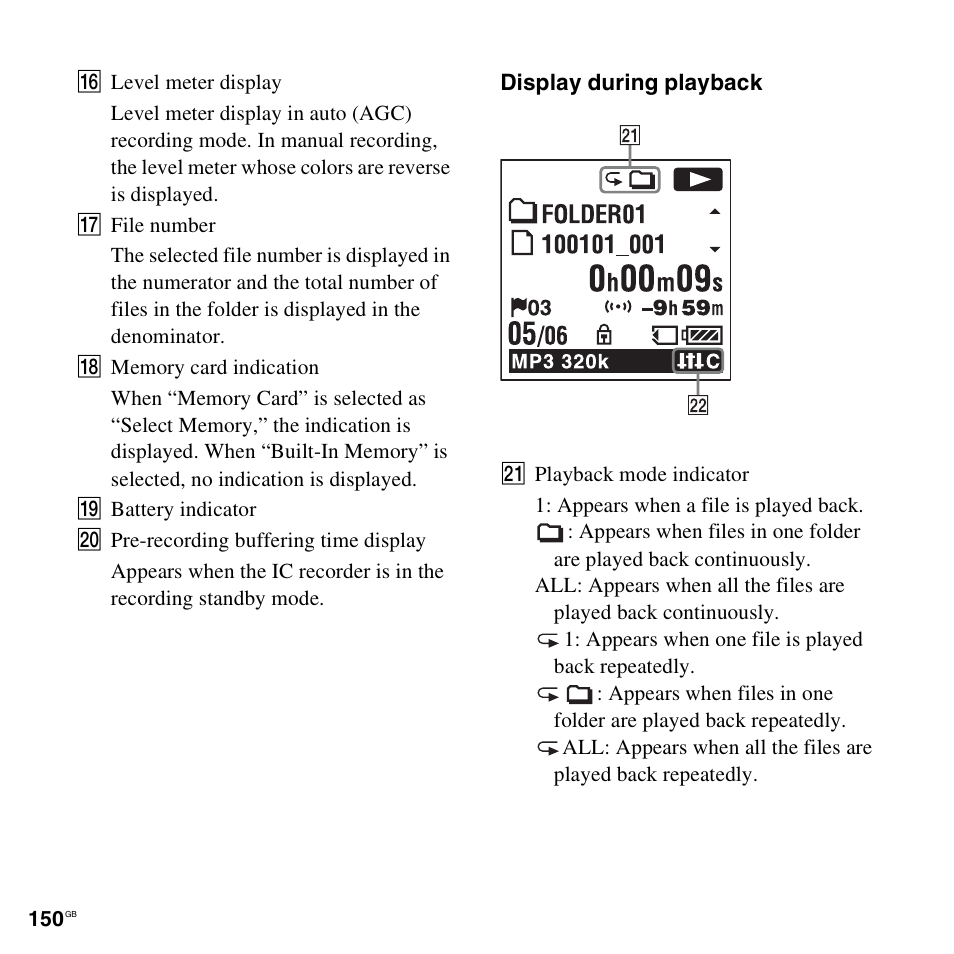 Sony ICD-SX712D User Manual | Page 150 / 155