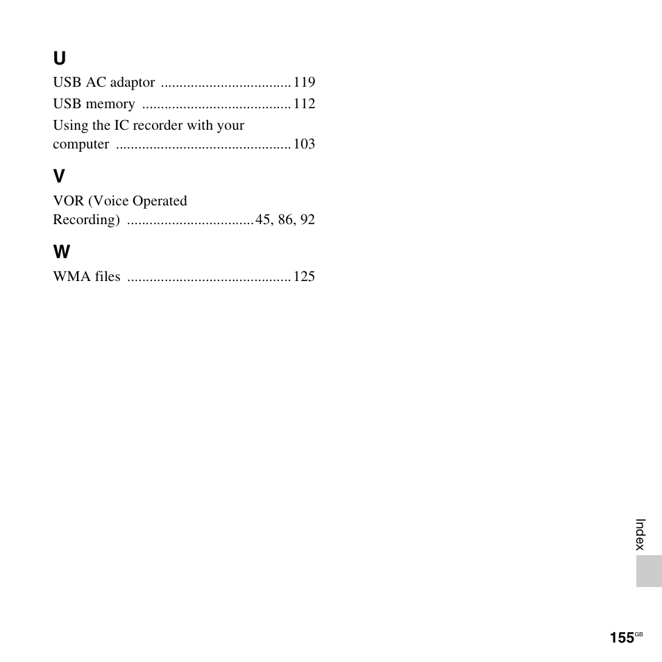 Sony ICD-SX712D User Manual | Page 155 / 155