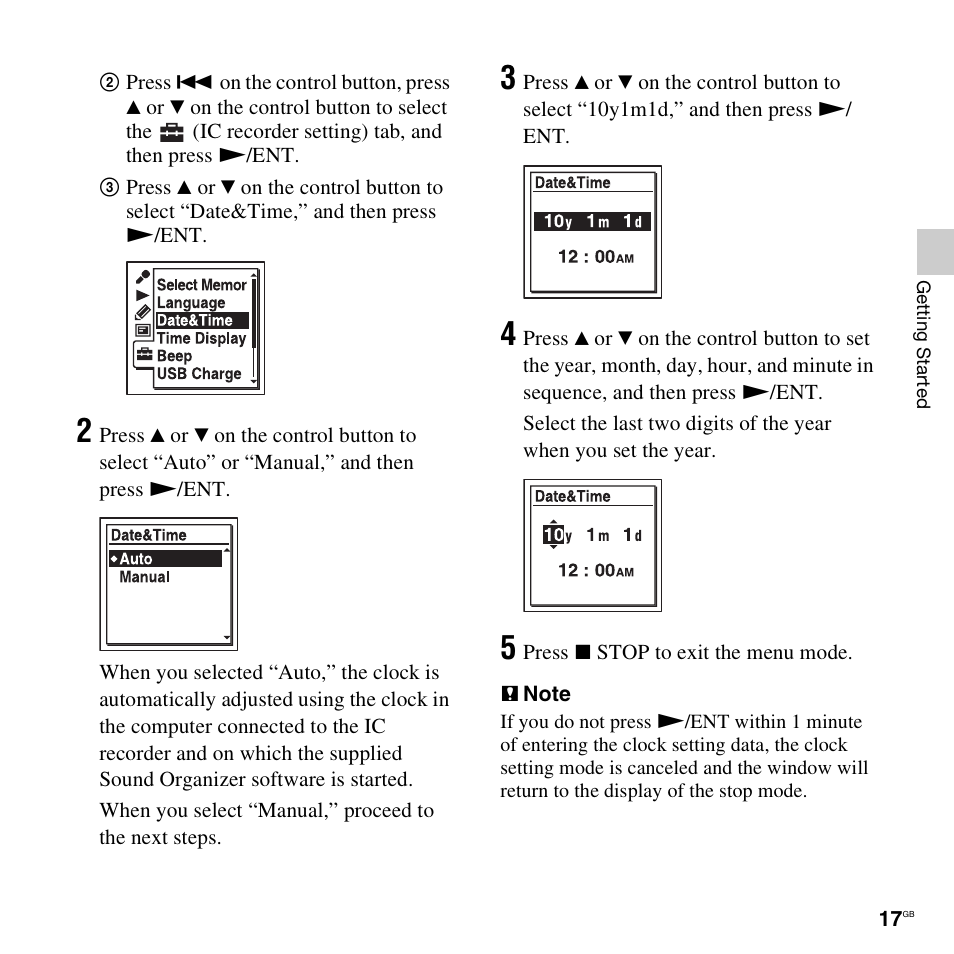 Sony ICD-SX712D User Manual | Page 17 / 155