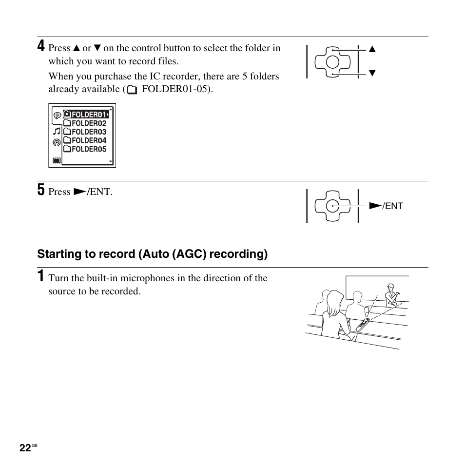 Sony ICD-SX712D User Manual | Page 22 / 155