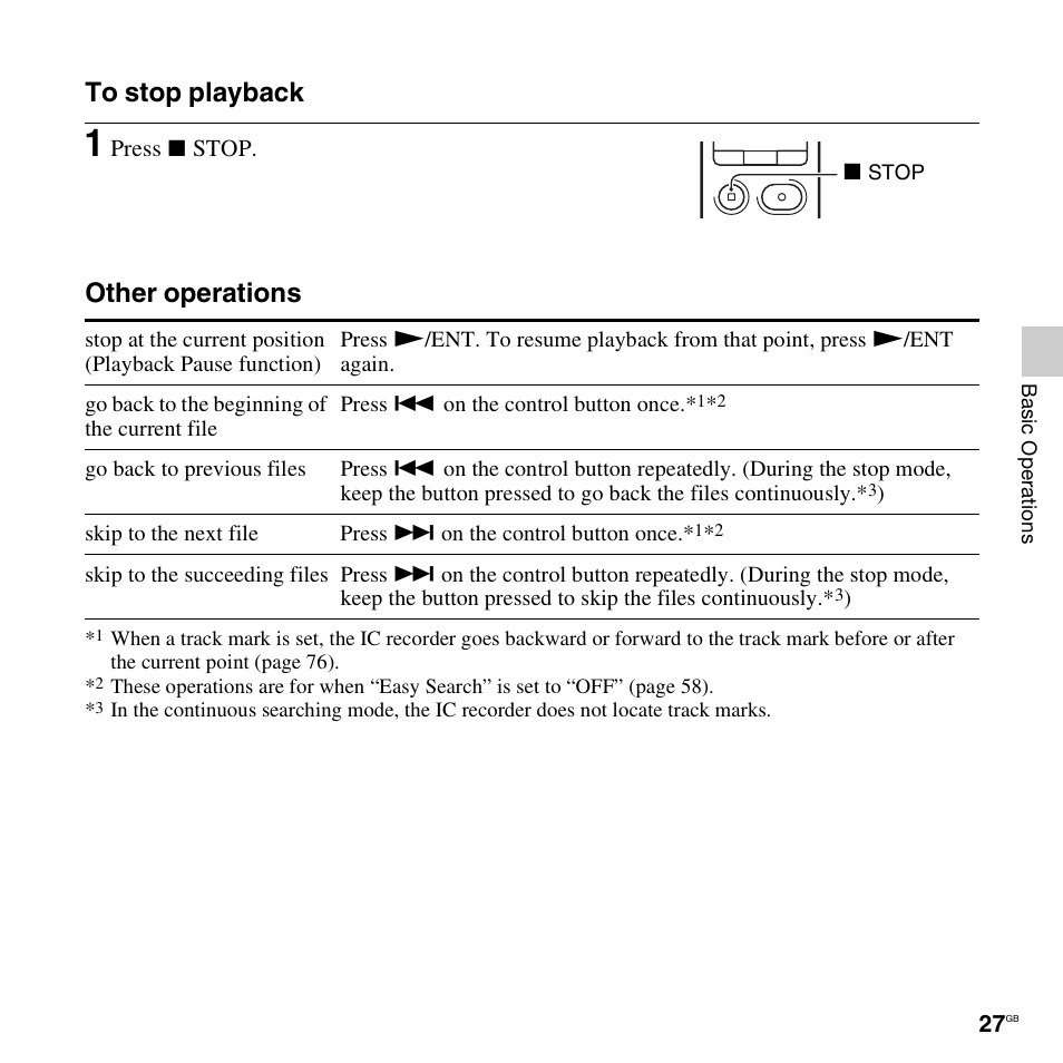 Sony ICD-SX712D User Manual | Page 27 / 155