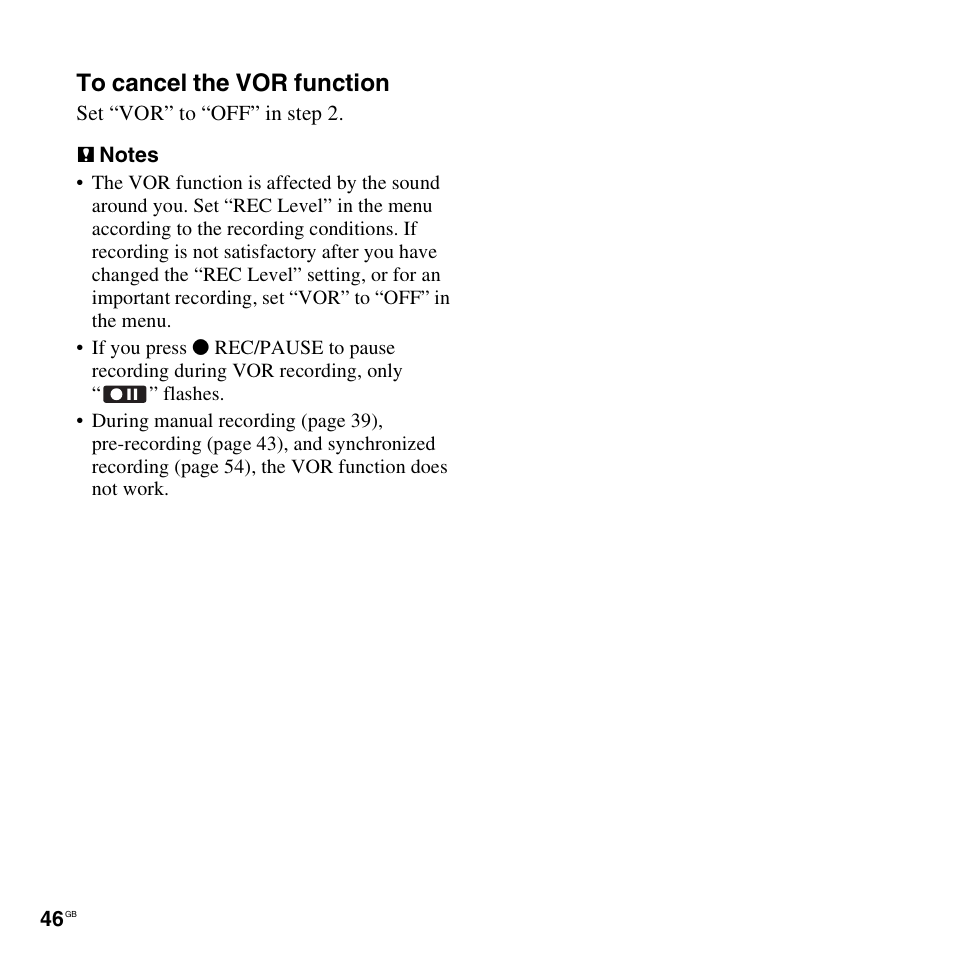 Sony ICD-SX712D User Manual | Page 46 / 155