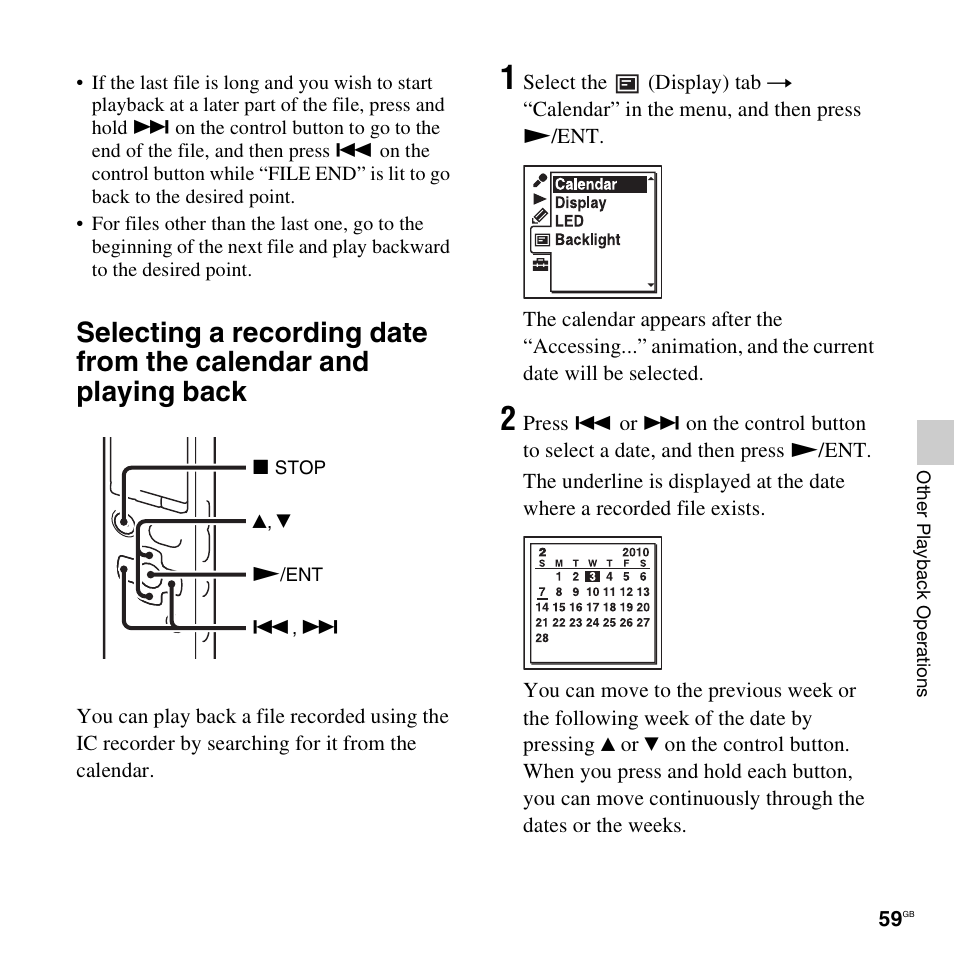 Sony ICD-SX712D User Manual | Page 59 / 155