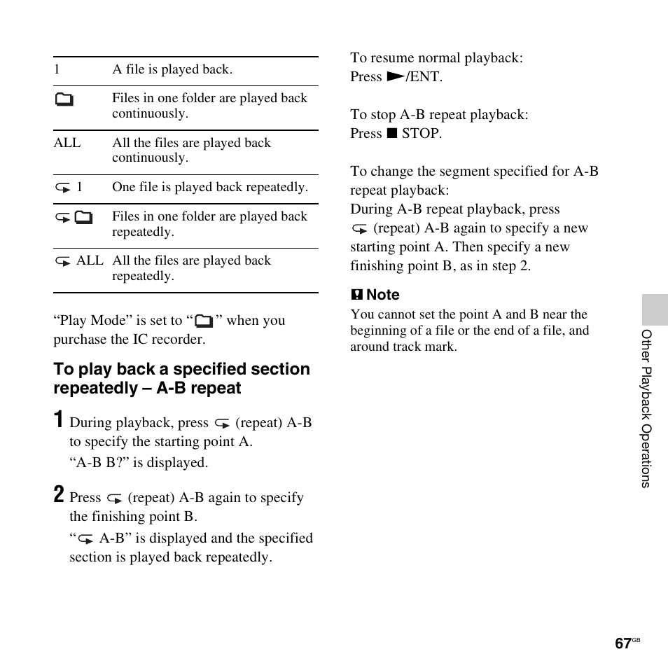 Sony ICD-SX712D User Manual | Page 67 / 155