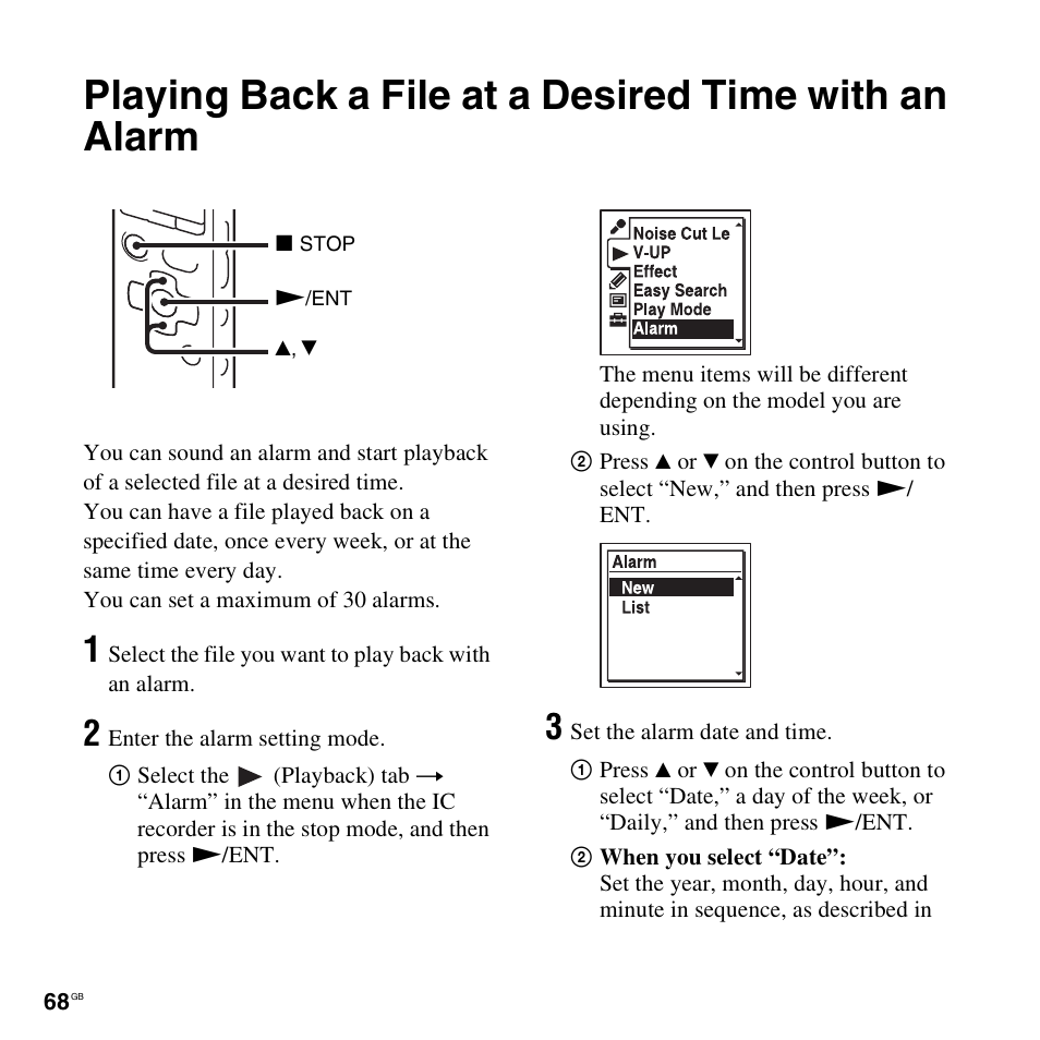 Sony ICD-SX712D User Manual | Page 68 / 155