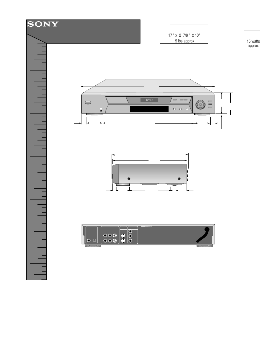 Sony DVP-NS700P User Manual | 1 page