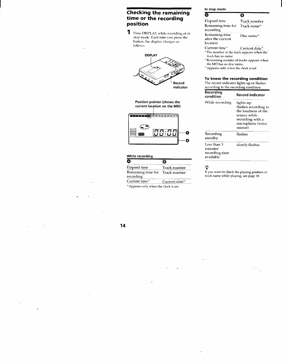 Sony MZ-R30 User Manual | Page 14 / 38