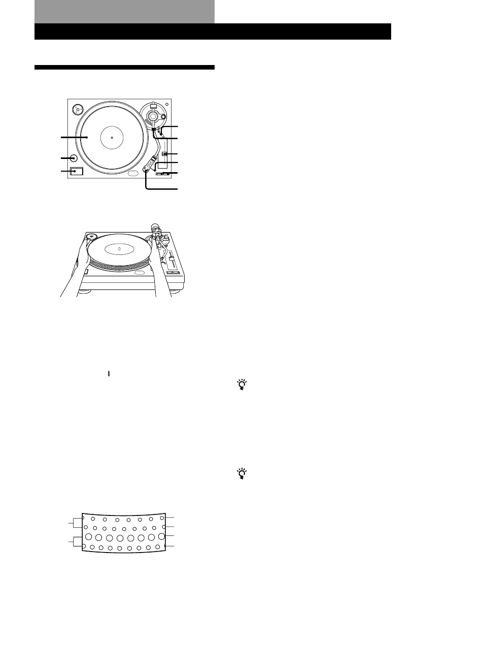 Operations, Playing a record | Sony PS-LX350H User Manual | Page 7 / 12