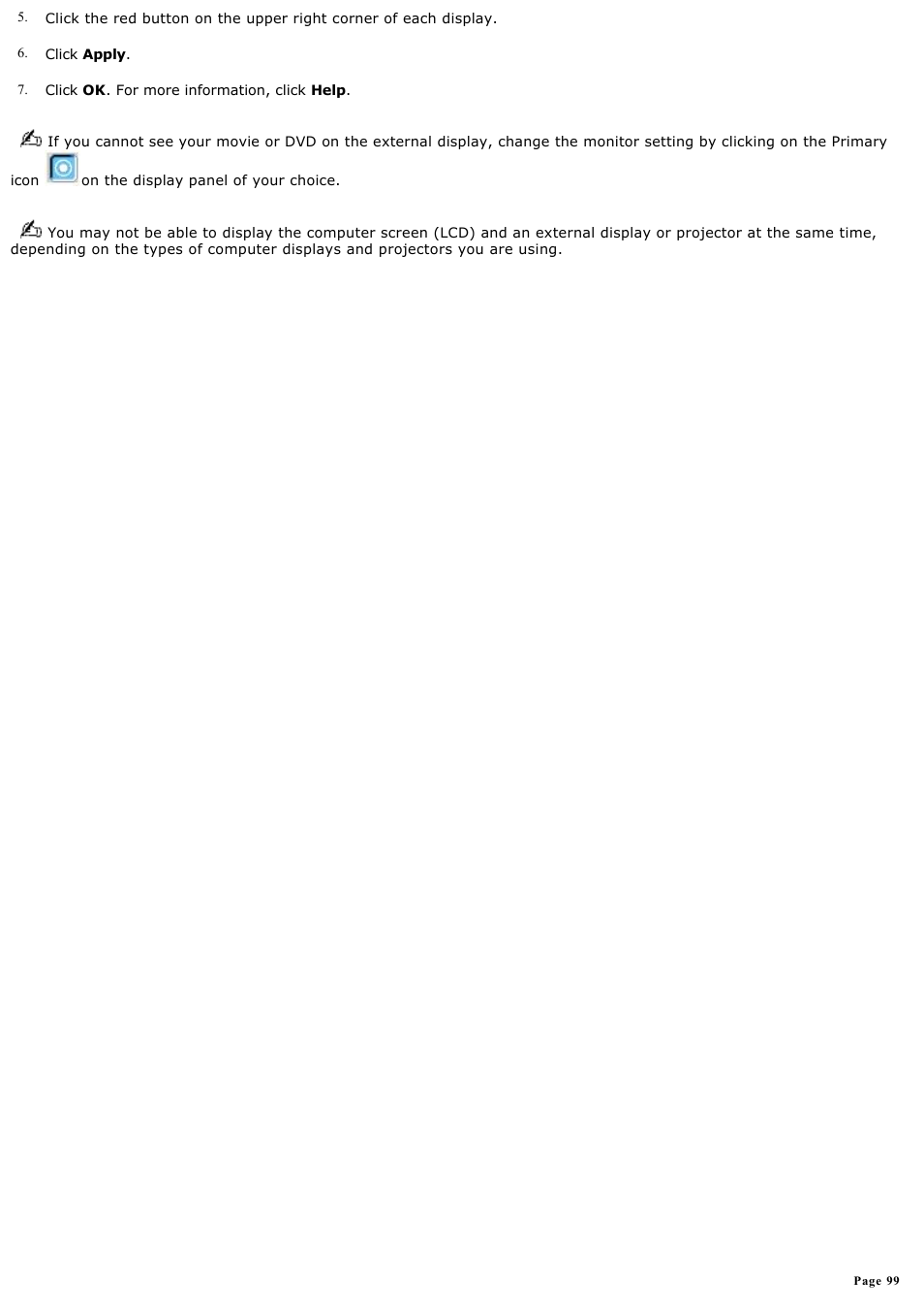 Sony PCG-V505ACK User Manual | Page 99 / 148