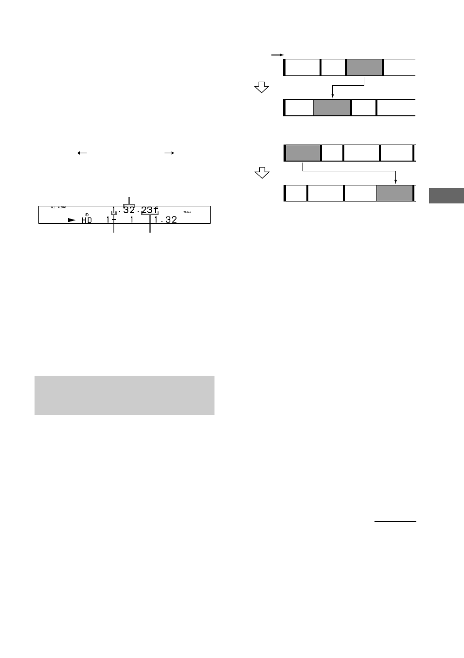 Combining recorded tracks — combine function, Combining recorded tracks | Sony CMT-L7HD User Manual | Page 35 / 68