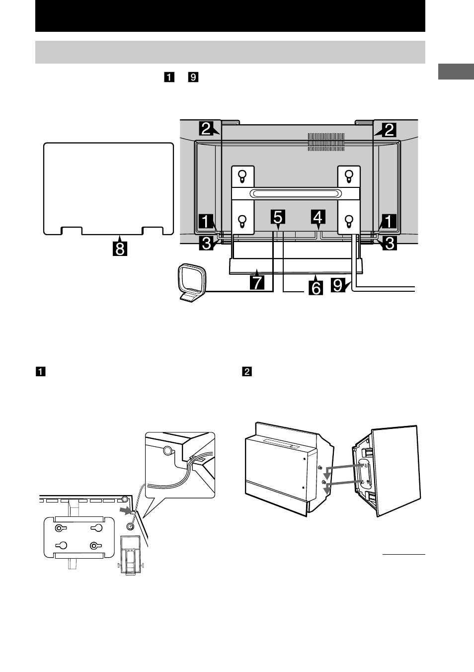 Getting started, Hooking up the system | Sony CMT-L7HD User Manual | Page 9 / 68