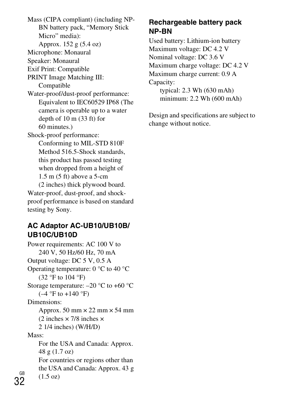 Sony DSC-TF1 User Manual | Page 32 / 68