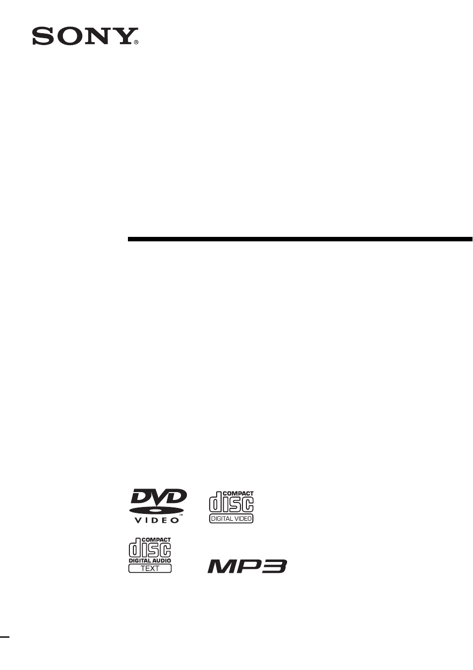 Sony HCD-DX150 User Manual | 100 pages