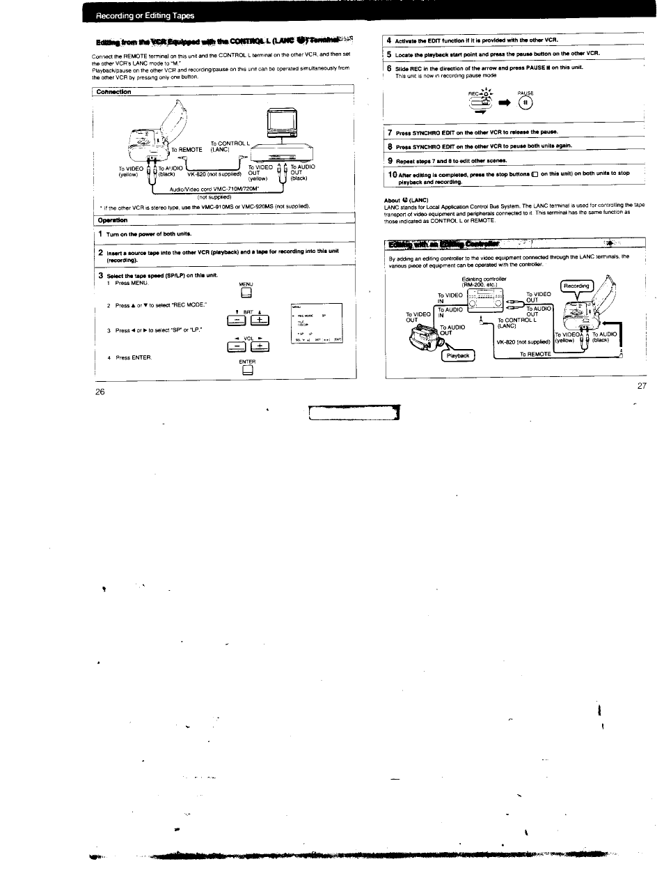 Sony GV-M20 User Manual | Page 14 / 20
