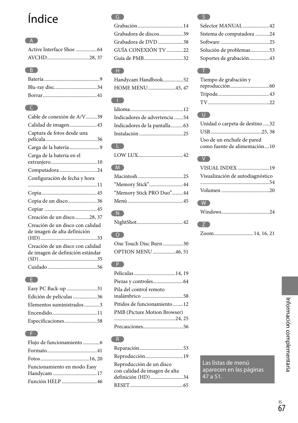 Índice | Sony HDR-XR500V User Manual | Page 131 / 131