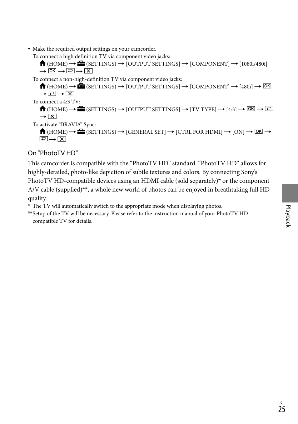 Sony HDR-XR500V User Manual | Page 25 / 131
