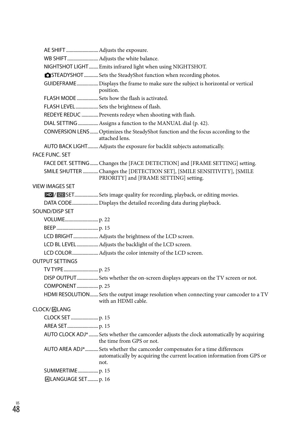 Sony HDR-XR500V User Manual | Page 48 / 131