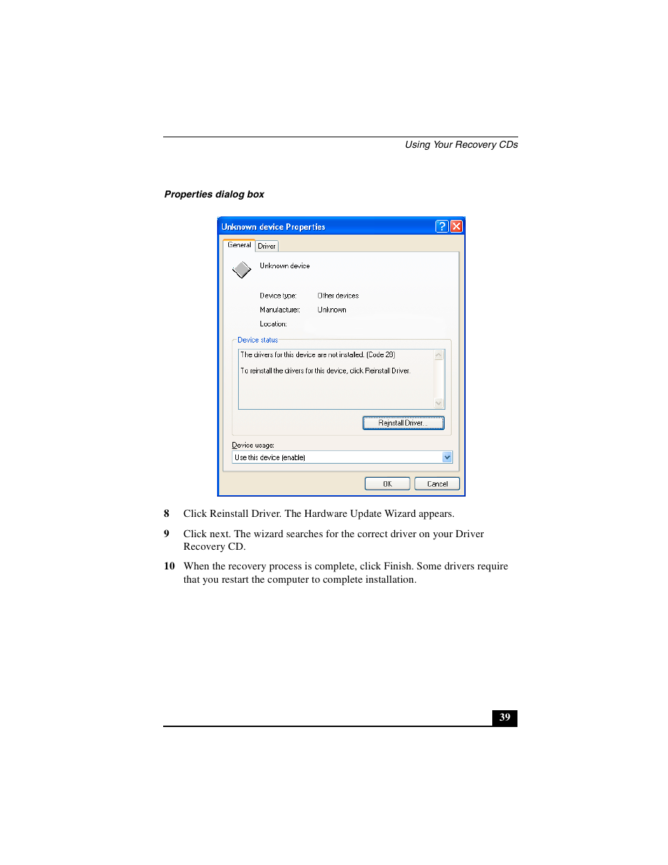 Sony PCG-FXA53 User Manual | Page 39 / 56