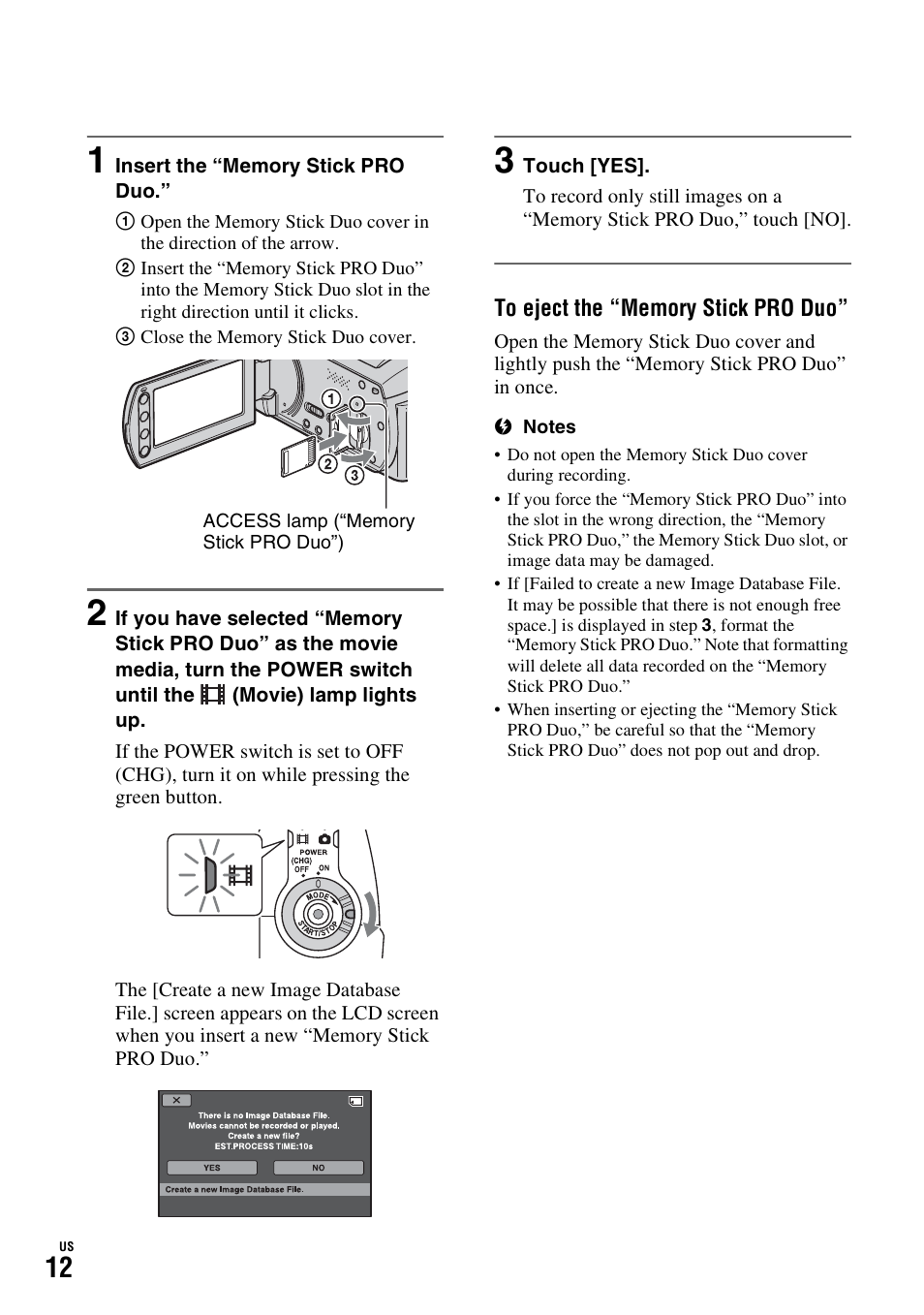 P. 12 | Sony HDR-SR10D User Manual | Page 12 / 72