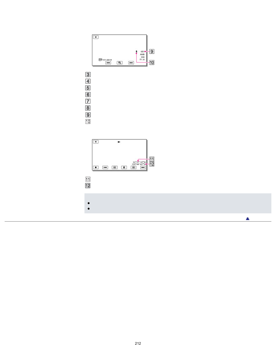 Sony HDR-PJ650V User Manual | Page 212 / 287