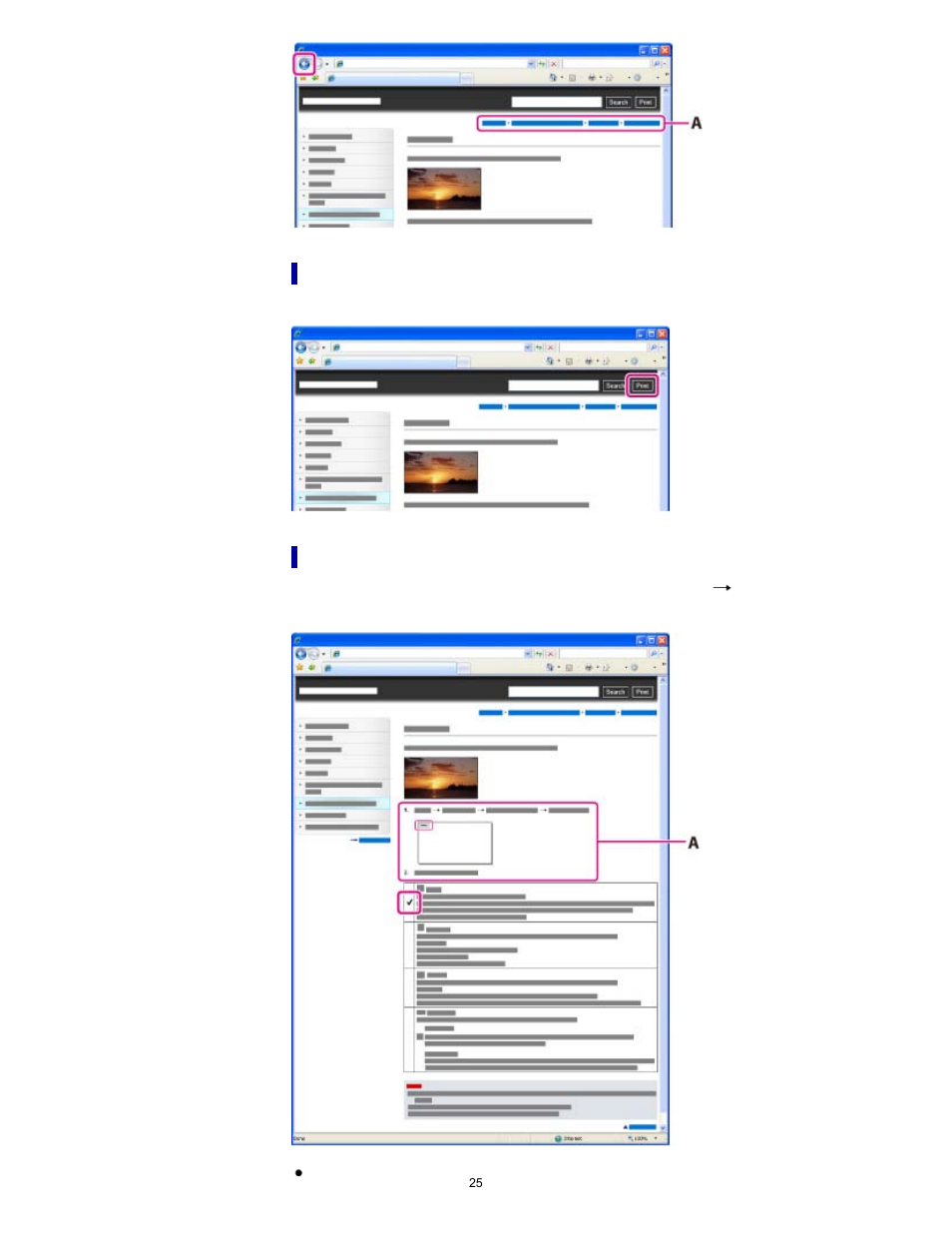 Marks and notations used in this user guide | Sony HDR-PJ650V User Manual | Page 25 / 287