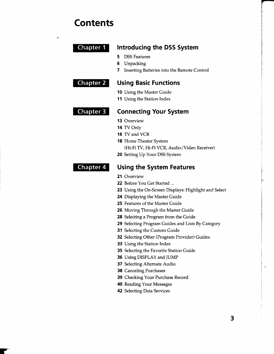 Sony SAT-B1 User Manual | Page 3 / 74