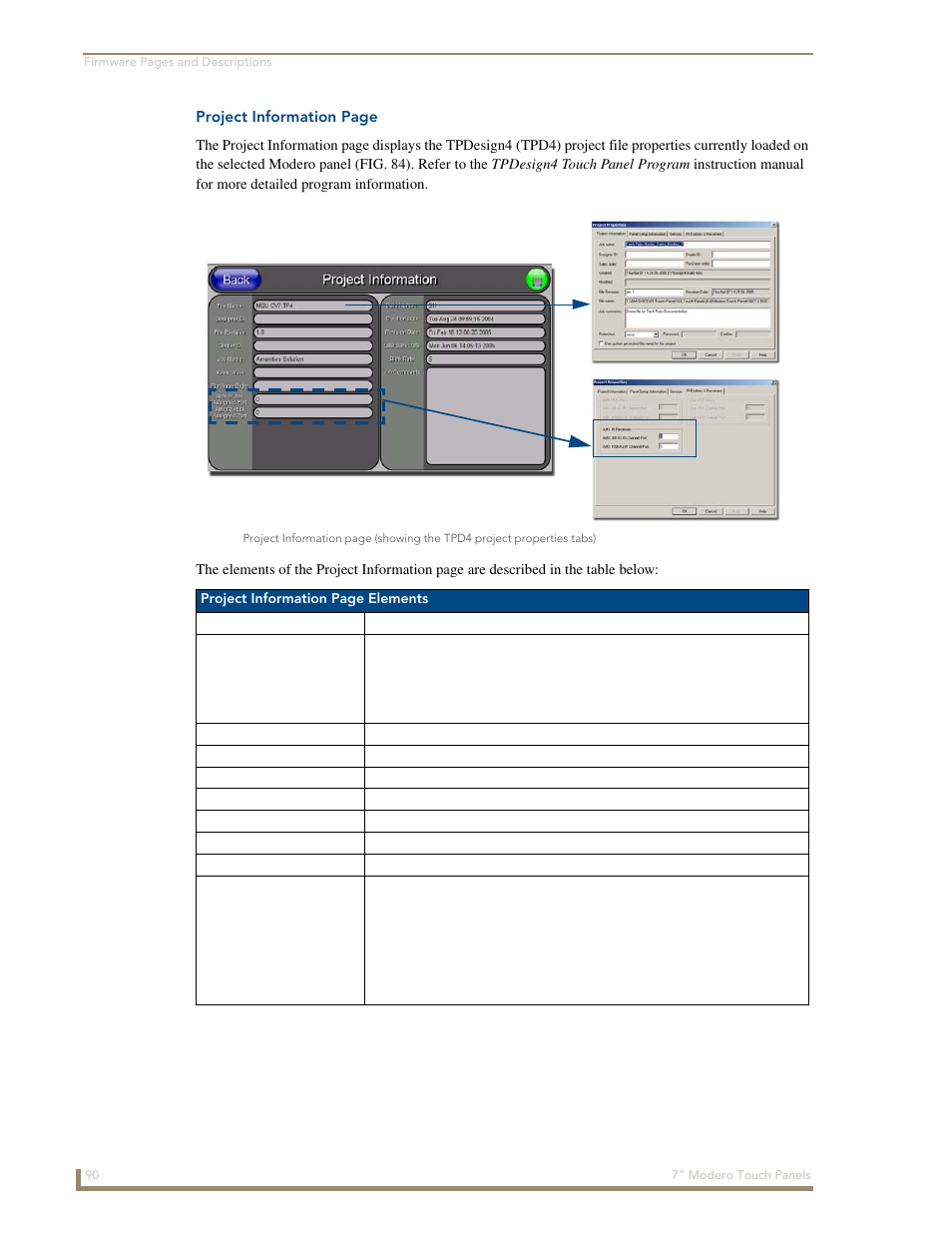 AMX Modero CV7 User Manual | Page 102 / 220