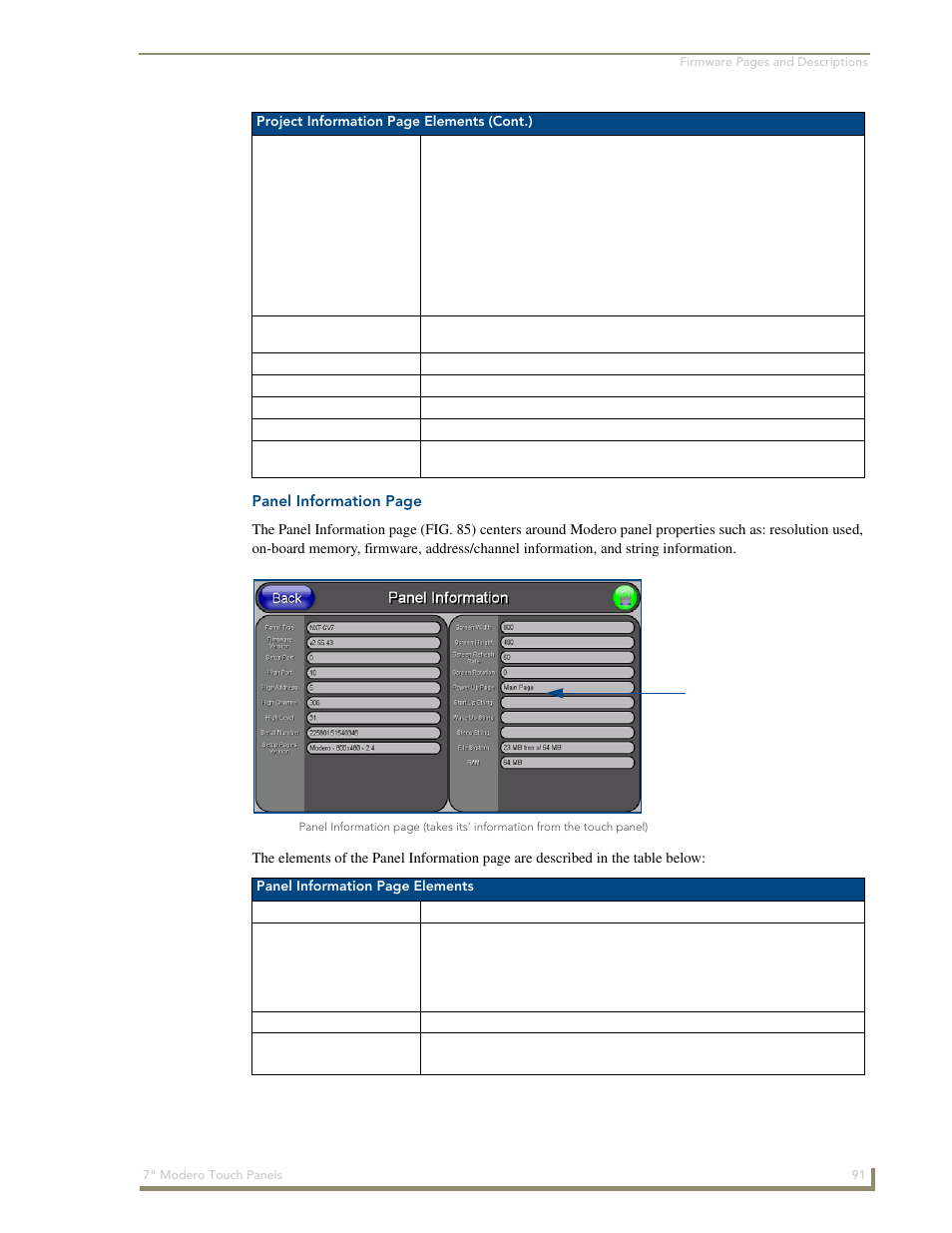 AMX Modero CV7 User Manual | Page 103 / 220