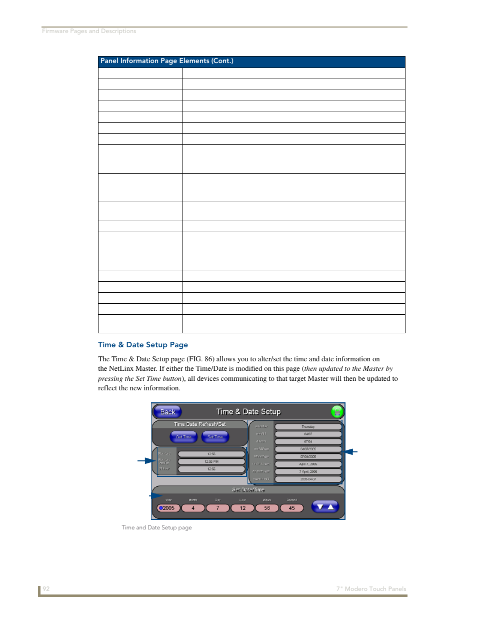 AMX Modero CV7 User Manual | Page 104 / 220