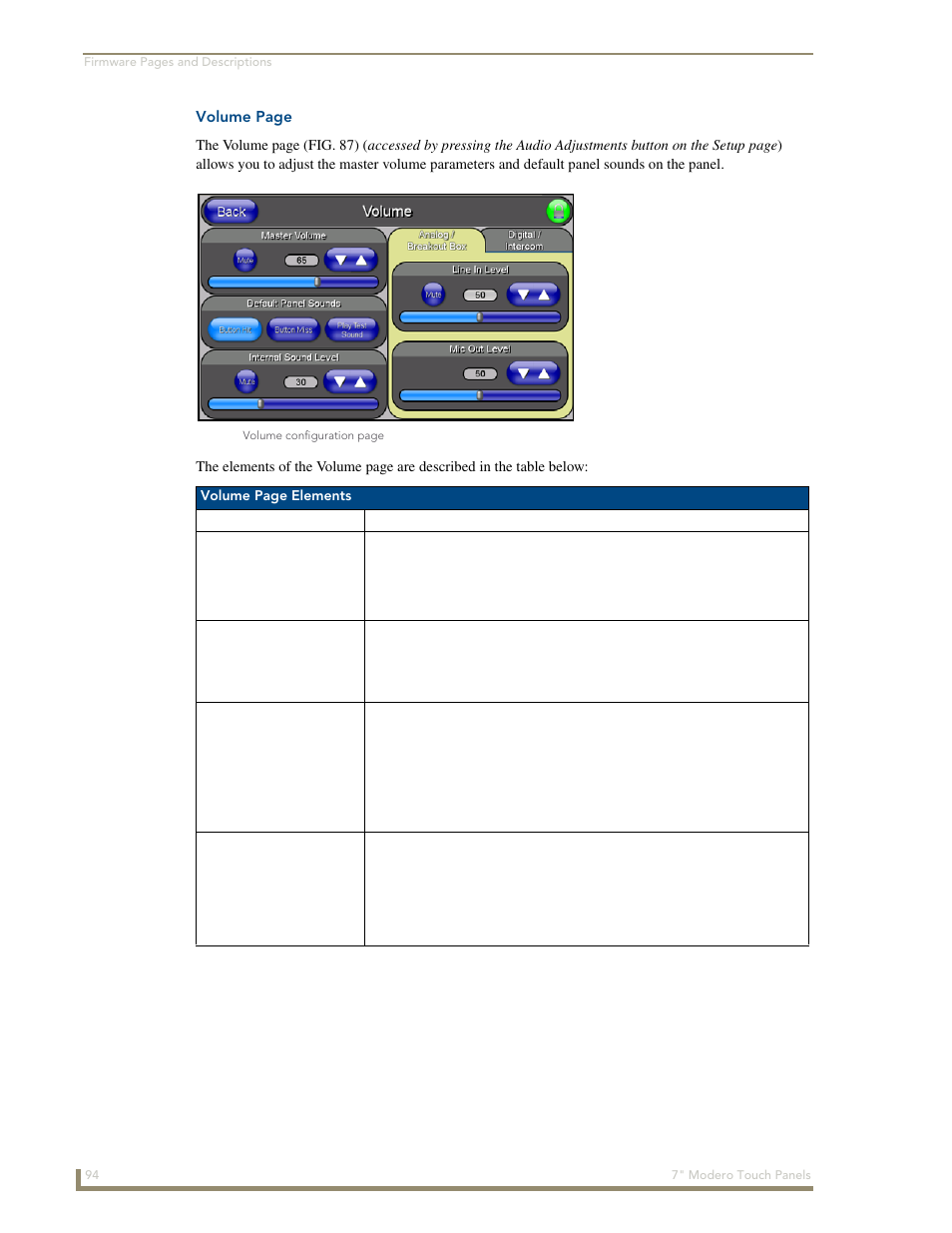 AMX Modero CV7 User Manual | Page 106 / 220