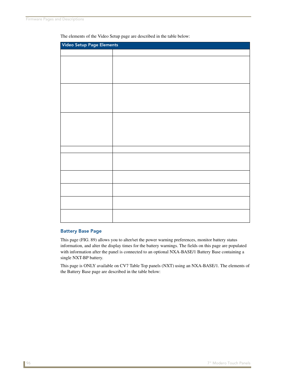 AMX Modero CV7 User Manual | Page 108 / 220