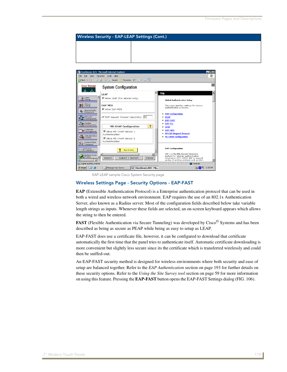 AMX Modero CV7 User Manual | Page 131 / 220