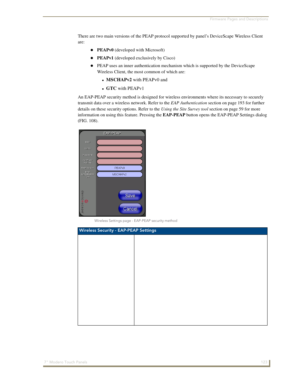 AMX Modero CV7 User Manual | Page 135 / 220