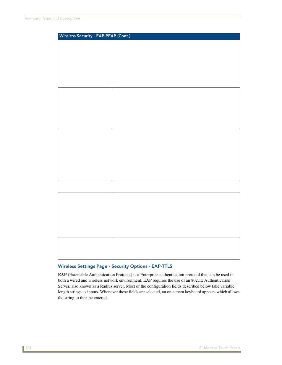 AMX Modero CV7 User Manual | Page 136 / 220