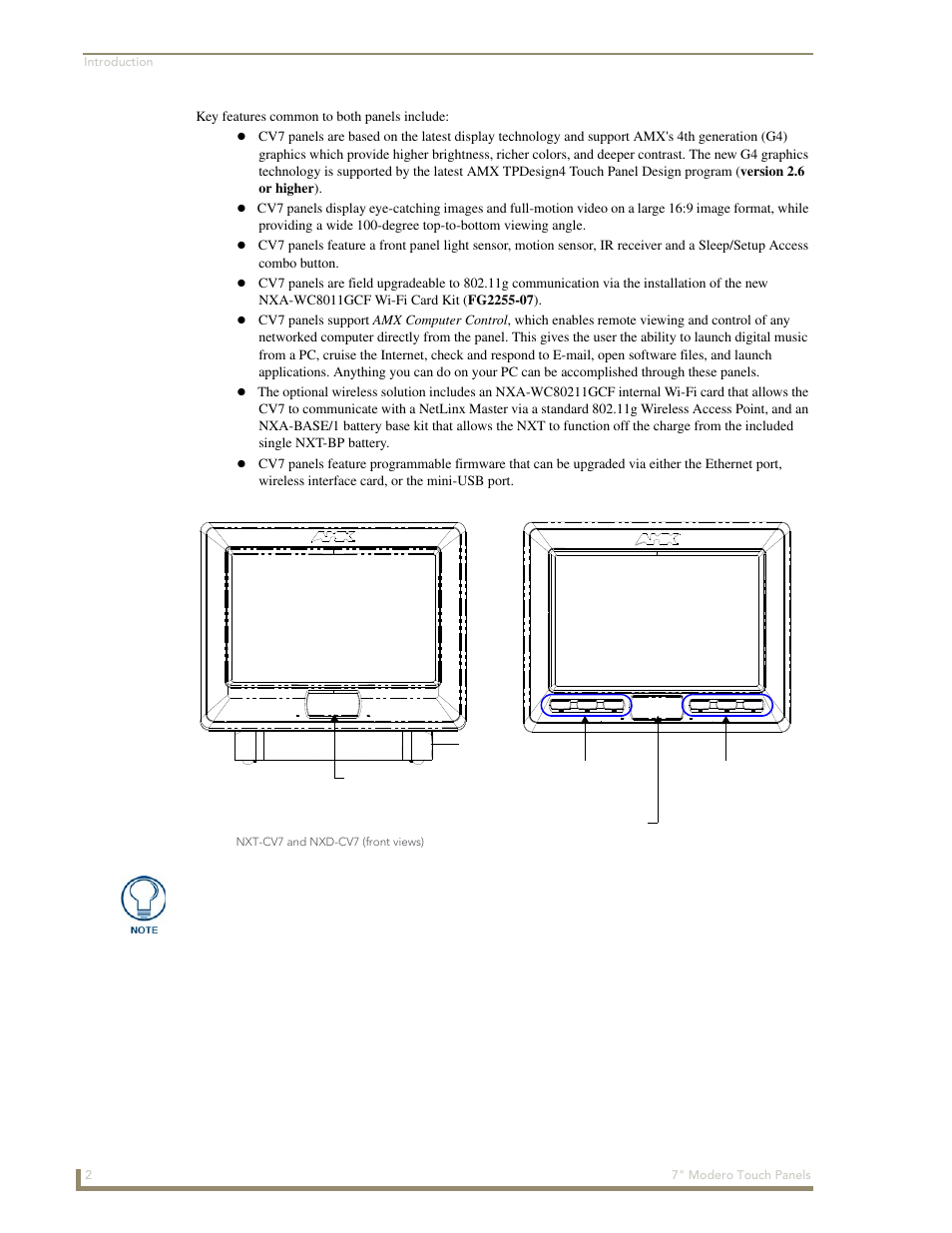 AMX Modero CV7 User Manual | Page 14 / 220