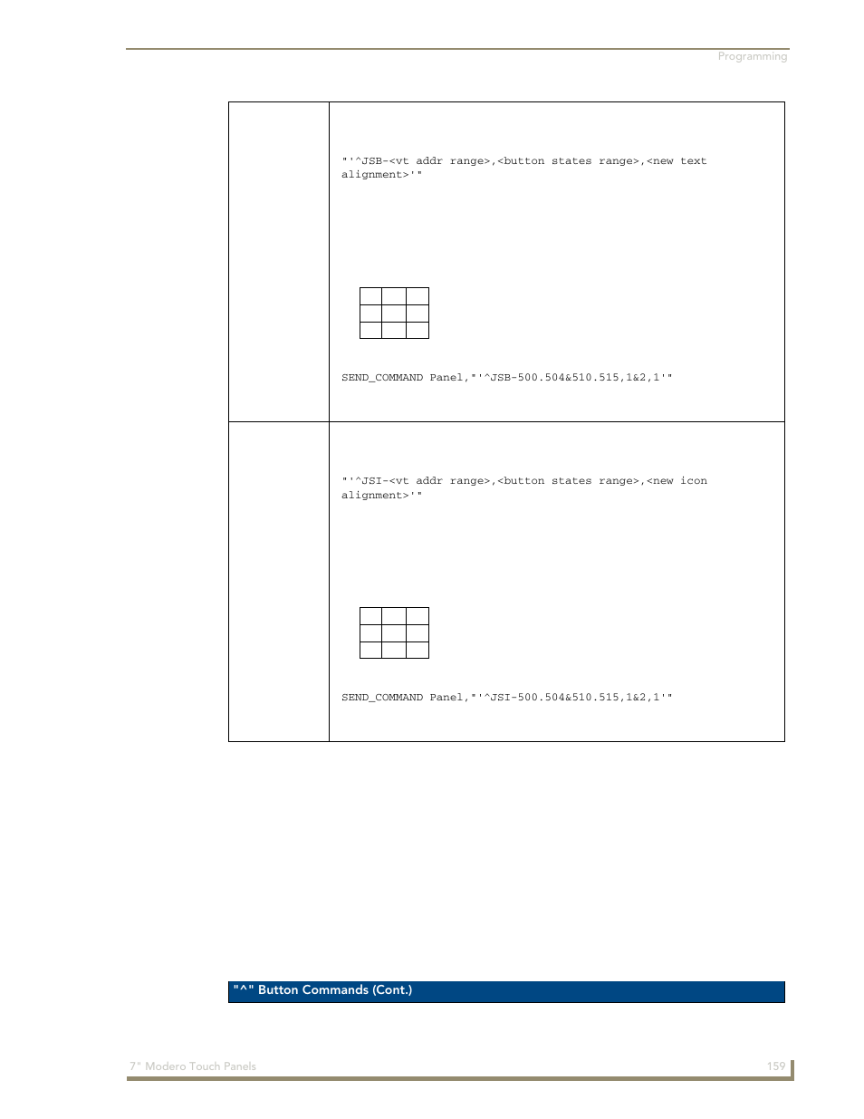 Jsb ^jsi | AMX Modero CV7 User Manual | Page 171 / 220