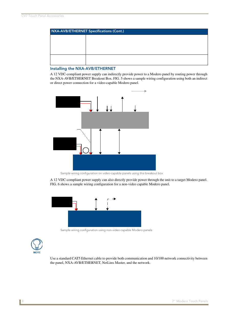 Installing the nxa-avb/ethernet | AMX Modero CV7 User Manual | Page 20 / 220