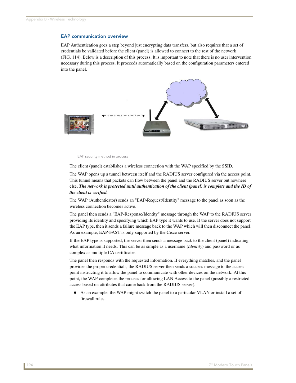 Eap communication overview | AMX Modero CV7 User Manual | Page 206 / 220