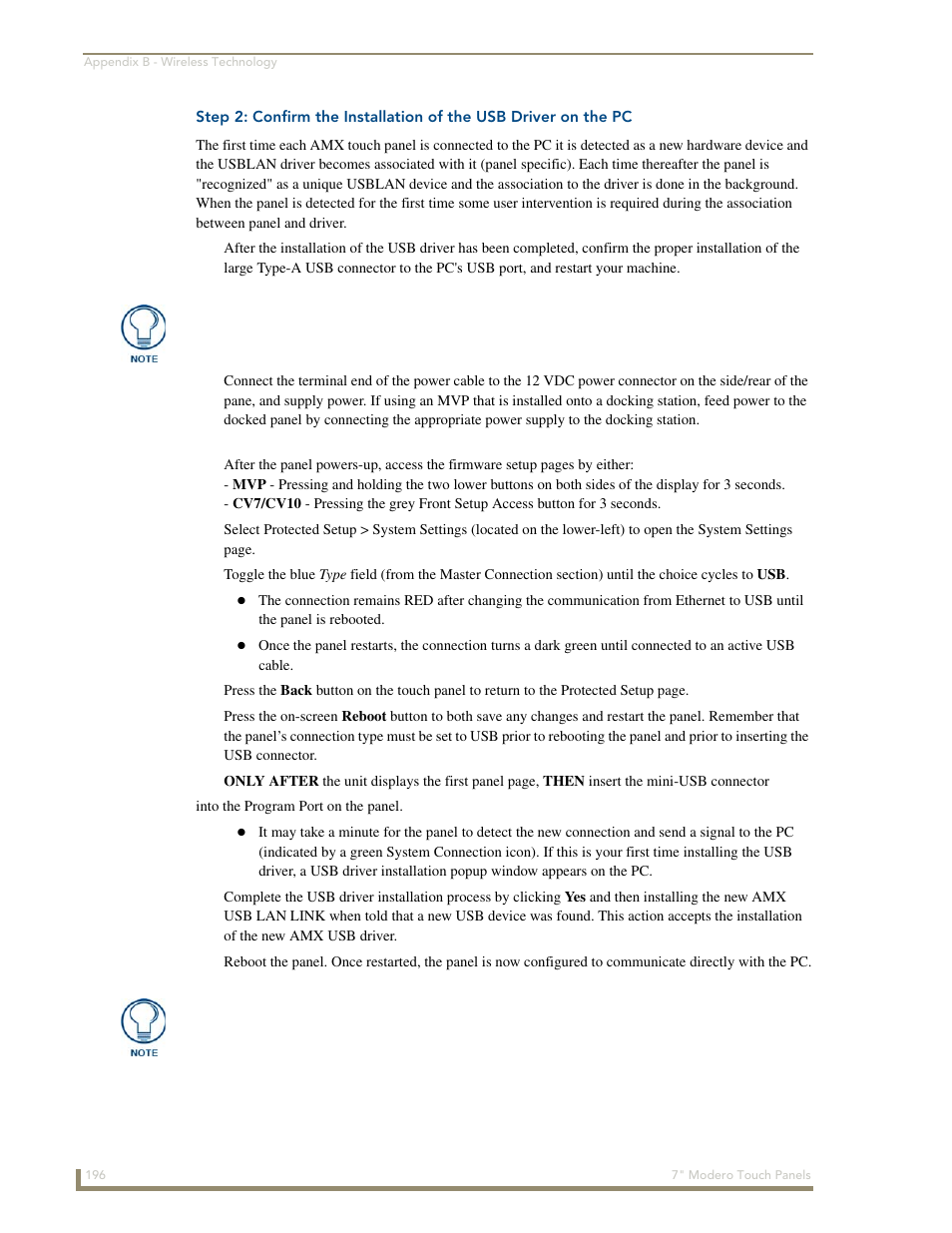 AMX Modero CV7 User Manual | Page 208 / 220