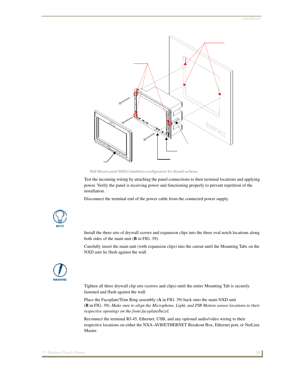AMX Modero CV7 User Manual | Page 51 / 220