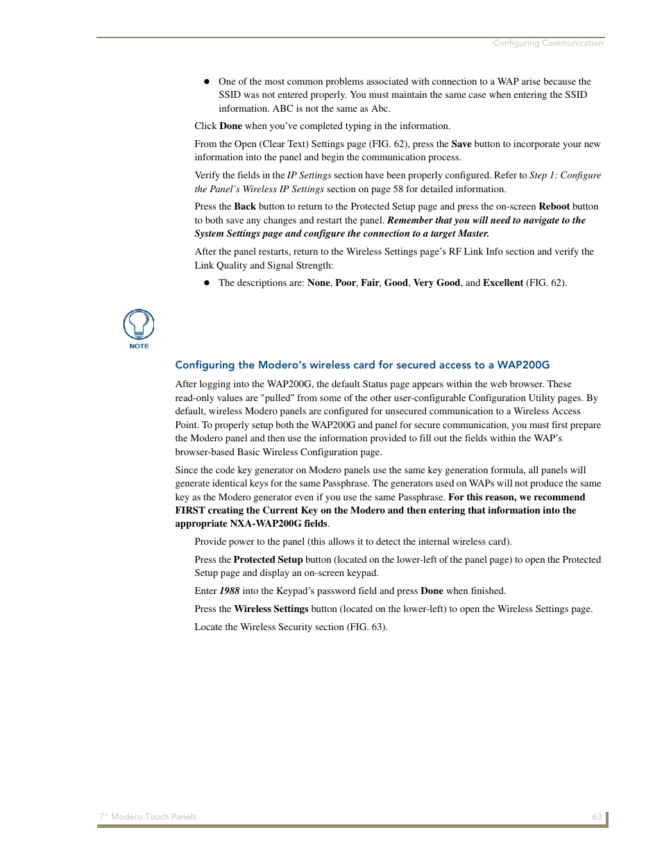 AMX Modero CV7 User Manual | Page 75 / 220