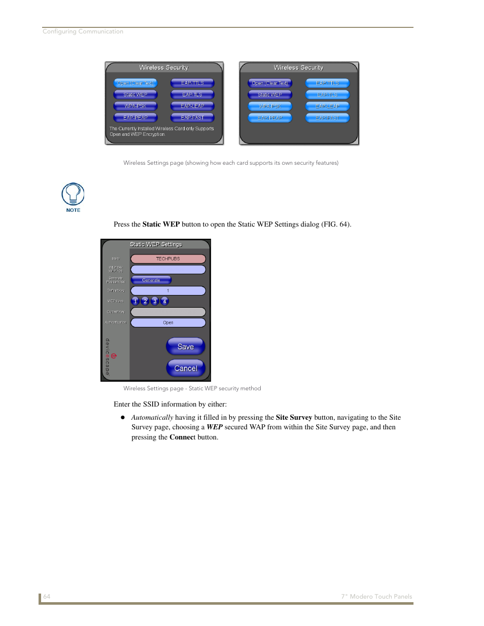 Section (fig. 63) | AMX Modero CV7 User Manual | Page 76 / 220