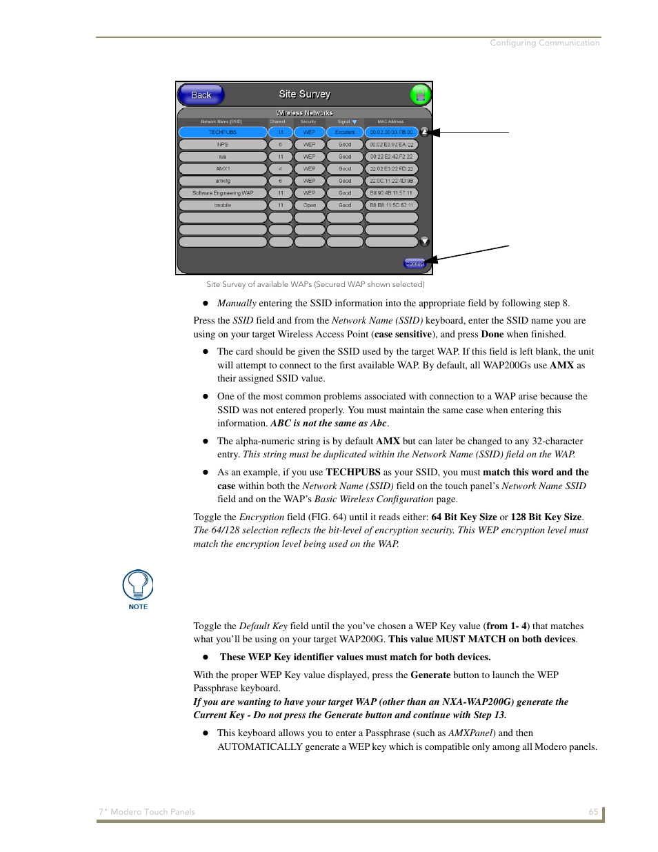 AMX Modero CV7 User Manual | Page 77 / 220