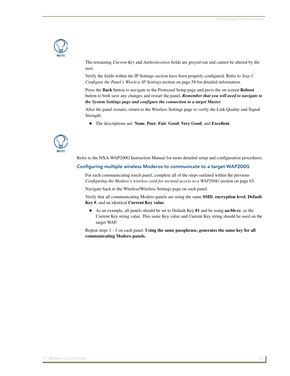 AMX Modero CV7 User Manual | Page 79 / 220