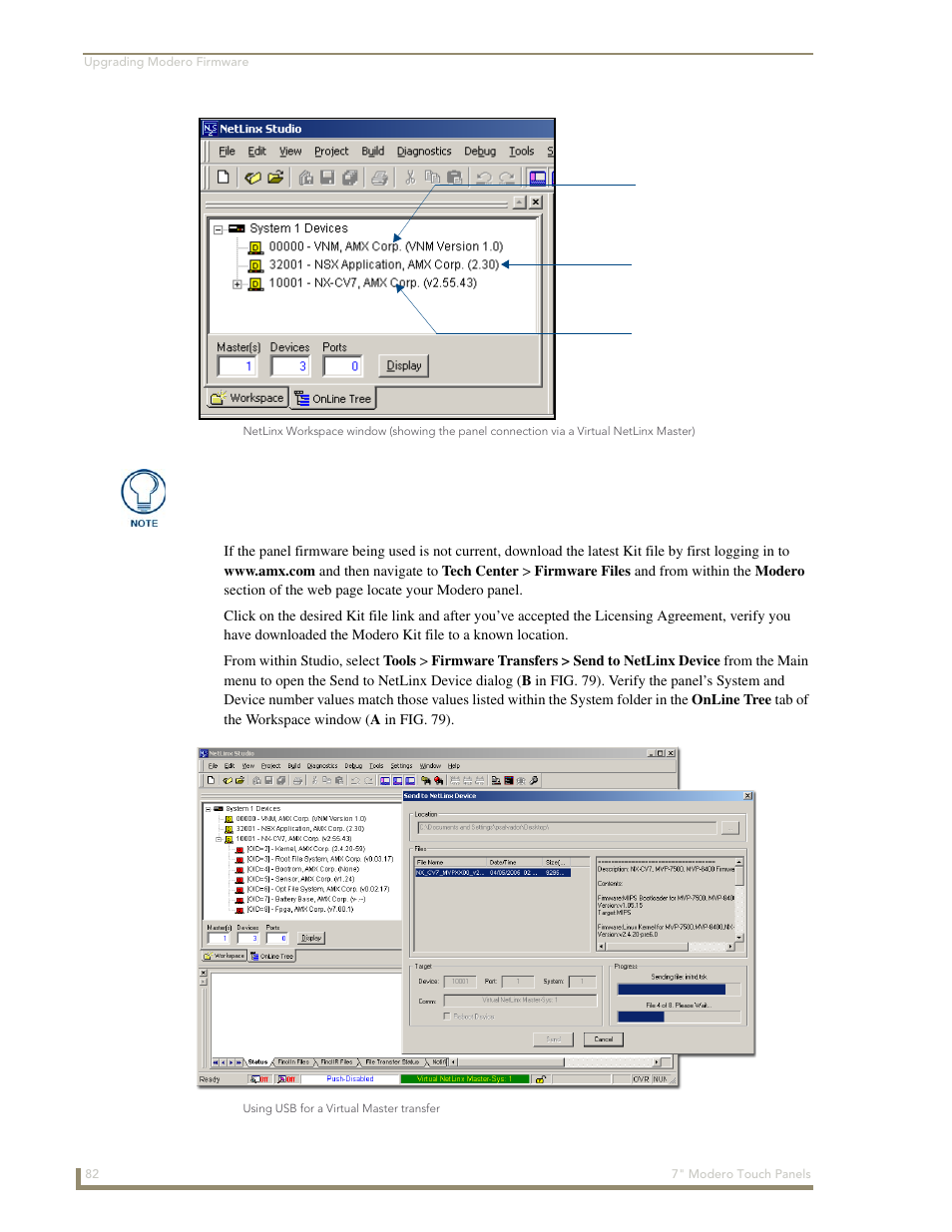 AMX Modero CV7 User Manual | Page 94 / 220