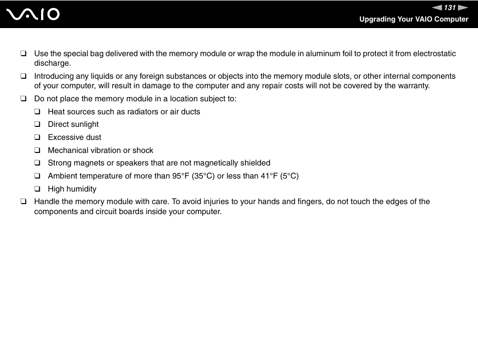 Sony VGN-TX850P User Manual | Page 131 / 202