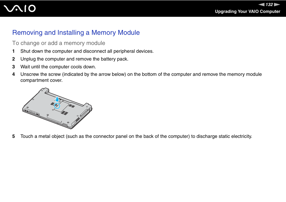 Sony VGN-TX850P User Manual | Page 132 / 202