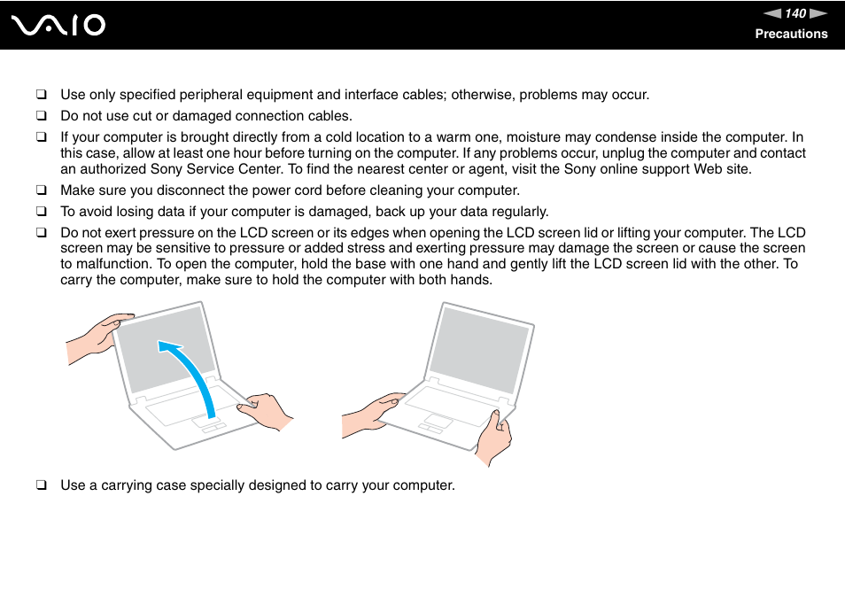 Sony VGN-TX850P User Manual | Page 140 / 202