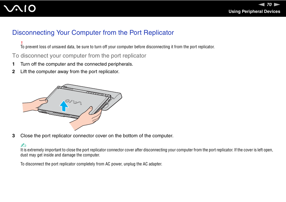 Sony VGN-TX850P User Manual | Page 70 / 202
